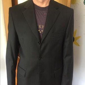 Black suit, tailor made